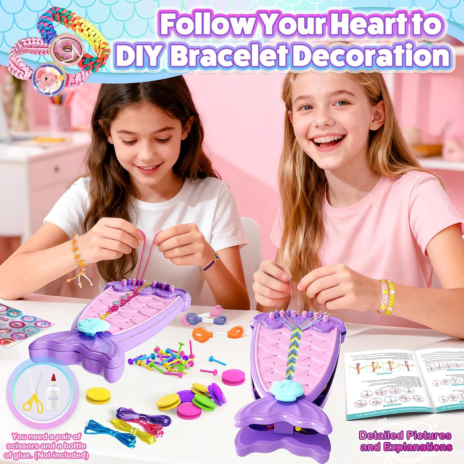 Detalle 2 de Euclidean Cube Bracelet Kit for Girls