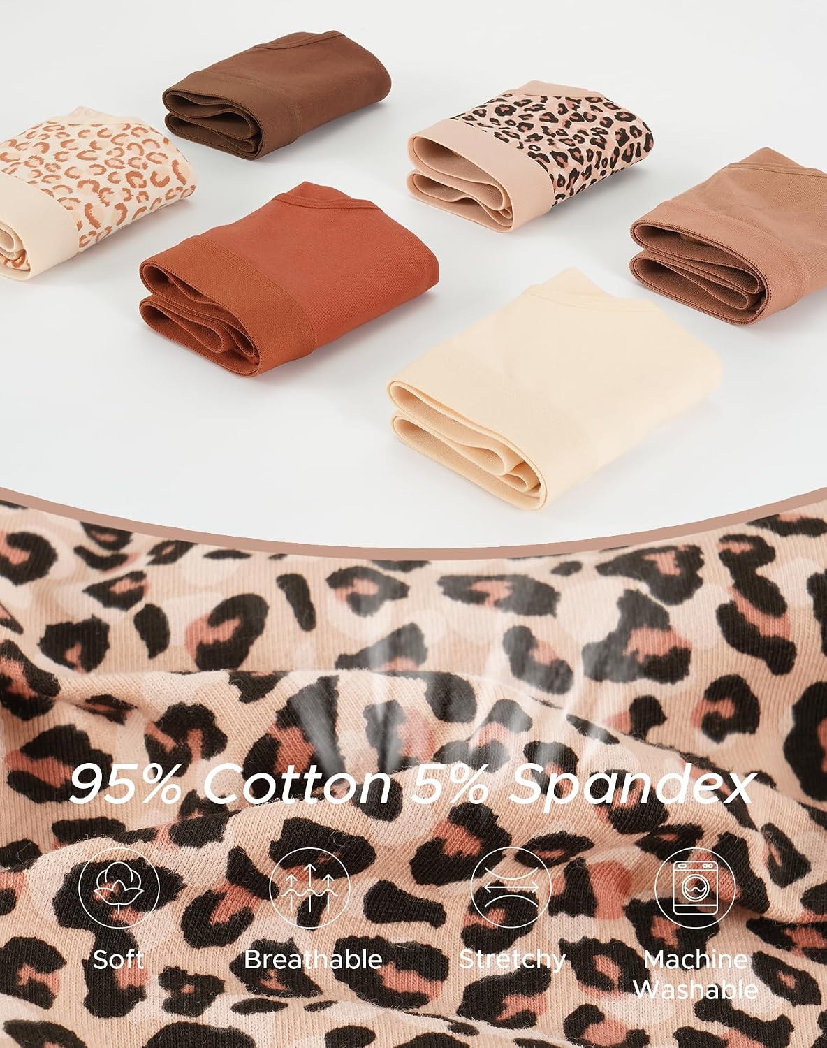 Thumbnail 4 de INNERSY Cotton Knickers Mid Rise 6-pack