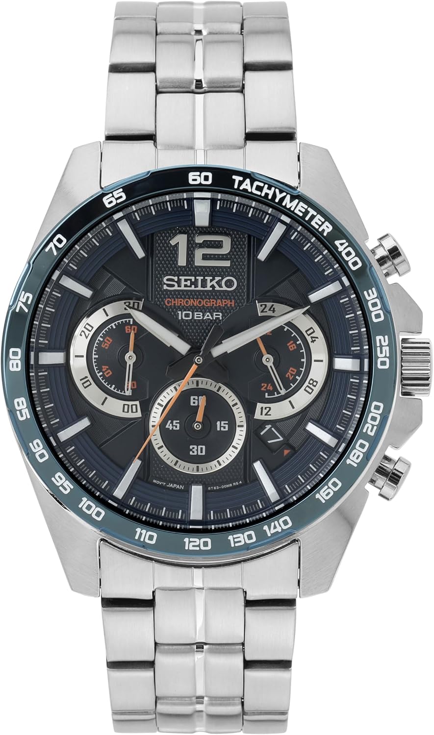 Detalle 2 de Seiko SSB349P1 reloj 43 mm