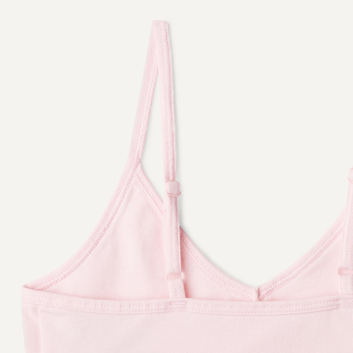Detalle 1 de Amazon Essentials Mädchen Bustier, Trainings-Bralette aus Baumwoll-Jersey mit V-Ausschnitt, 2er Pack