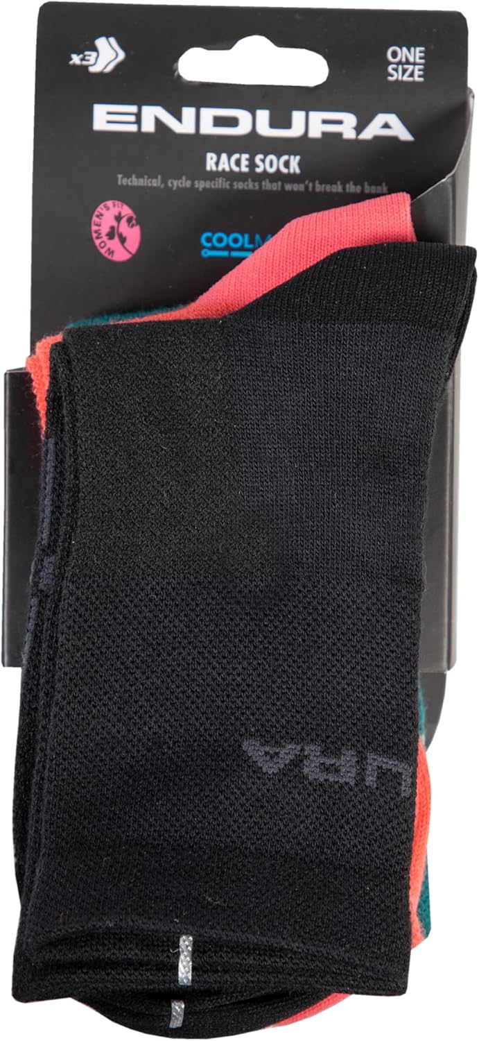 Thumbnail 6 de Endura women’s COOLMAX Race Socks (3-pack) – breathable road cycling socks