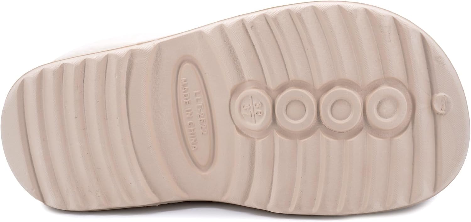 Detalle 1 de JOMIX gevoerde winterpantoffels met pluche voering, EVA-zool en antislipprofiel