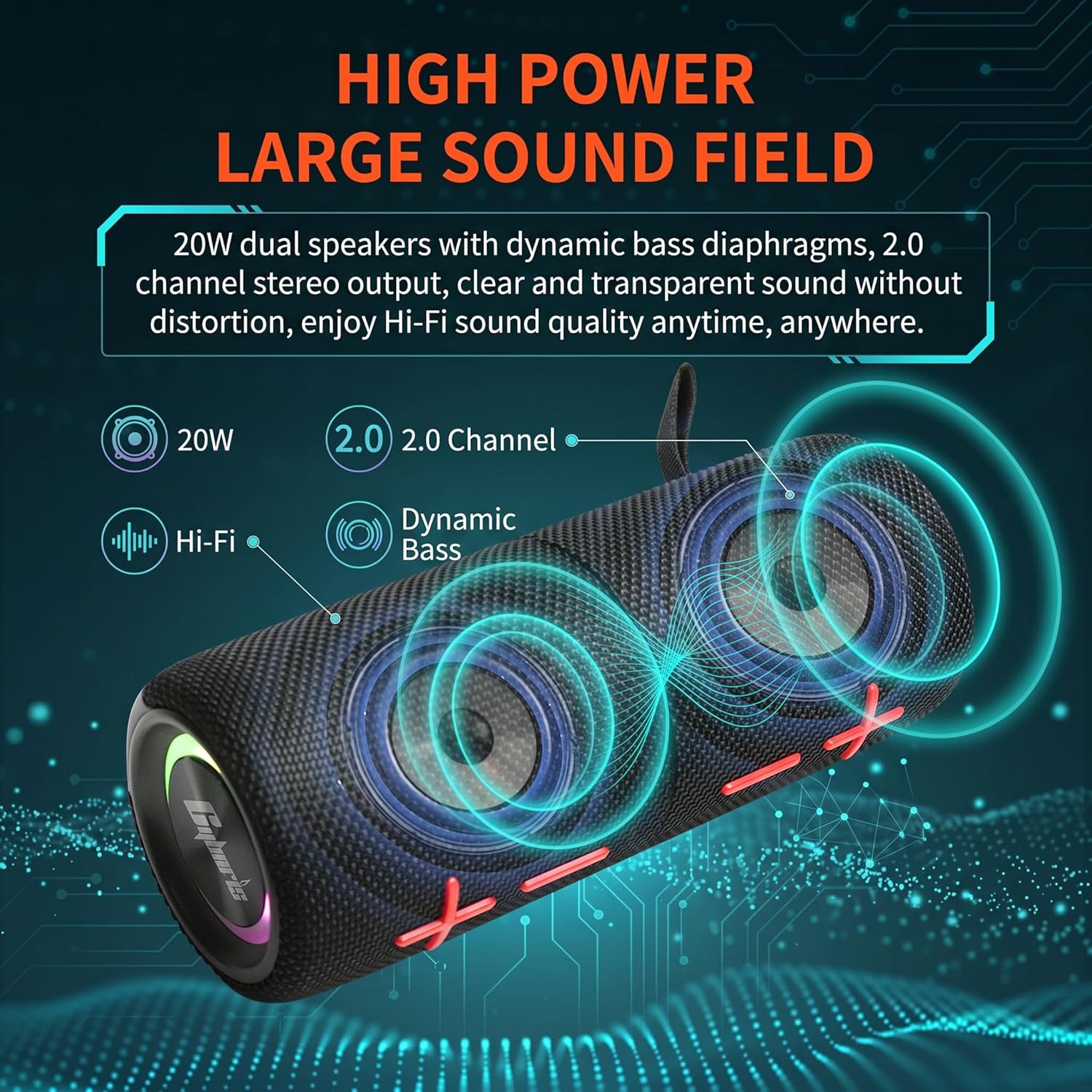 Thumbnail 5 de 2 in 1 Magnetic Dual Splittable Bluetooth Speaker