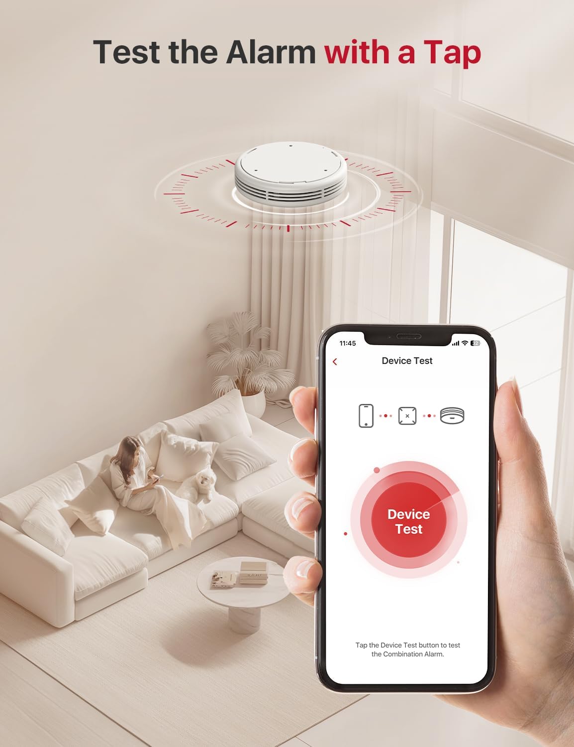 Thumbnail 6 de X-Sense Wi‑Fi Smoke & CO Alarm XP0A-MR11