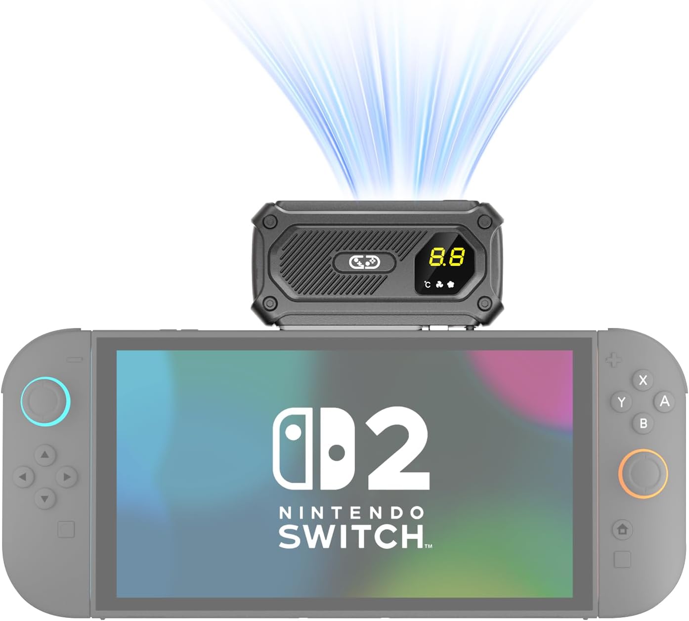 Detalle de Saitake STK-F201 Cooling Fan for Nintendo Switch 2 with Two Speeds