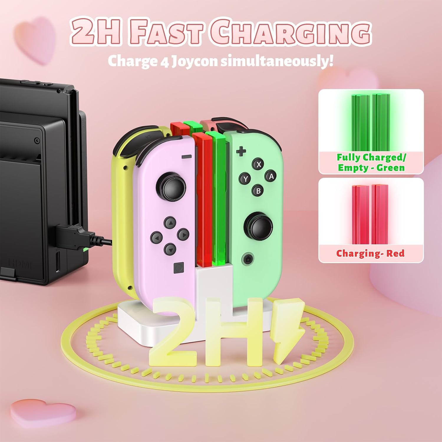 Thumbnail 1 de Ladestation für Switch Controller 4 Joy-Cons