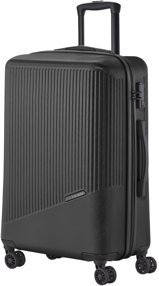 Thumbnail 3 de travelite BALI 96L 4-Wheel Hard Shell Suitcase (77 cm) – ABS, TSA Lock, Black