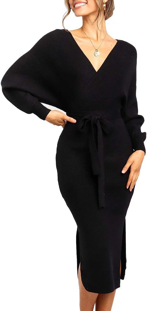 Detalle de Chang Yun Maxi Wrap V‑Neck Dress