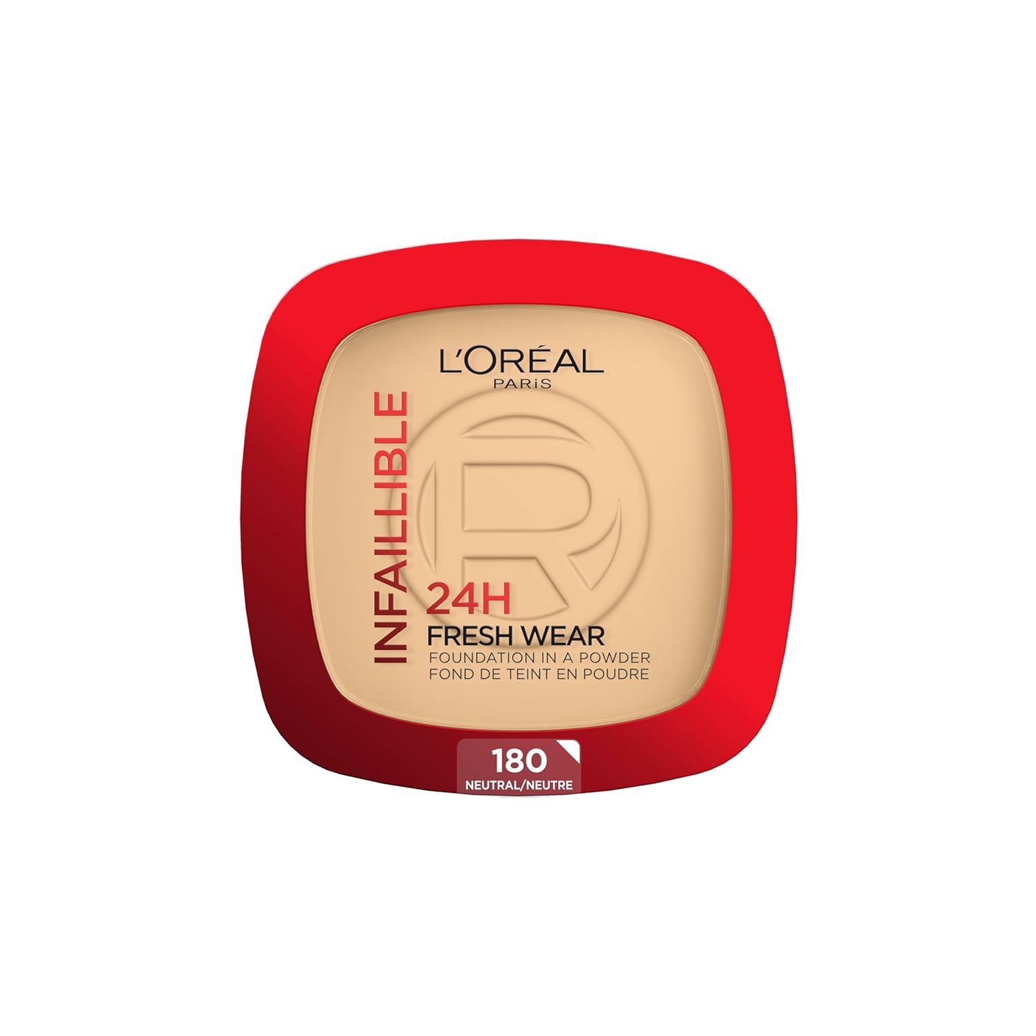 Detalle de L’Oréal Paris Infaillible 24H Fresh Wear Foundation Puder Nr. 180 Rose Sand – wasserfest, hohe Deckkraft
