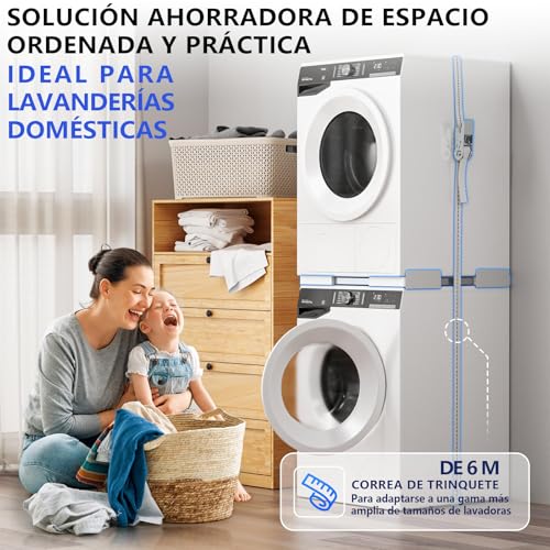 Thumbnail 3 de JHCHU Kit apilamiento 45‑68 cm para lavadora