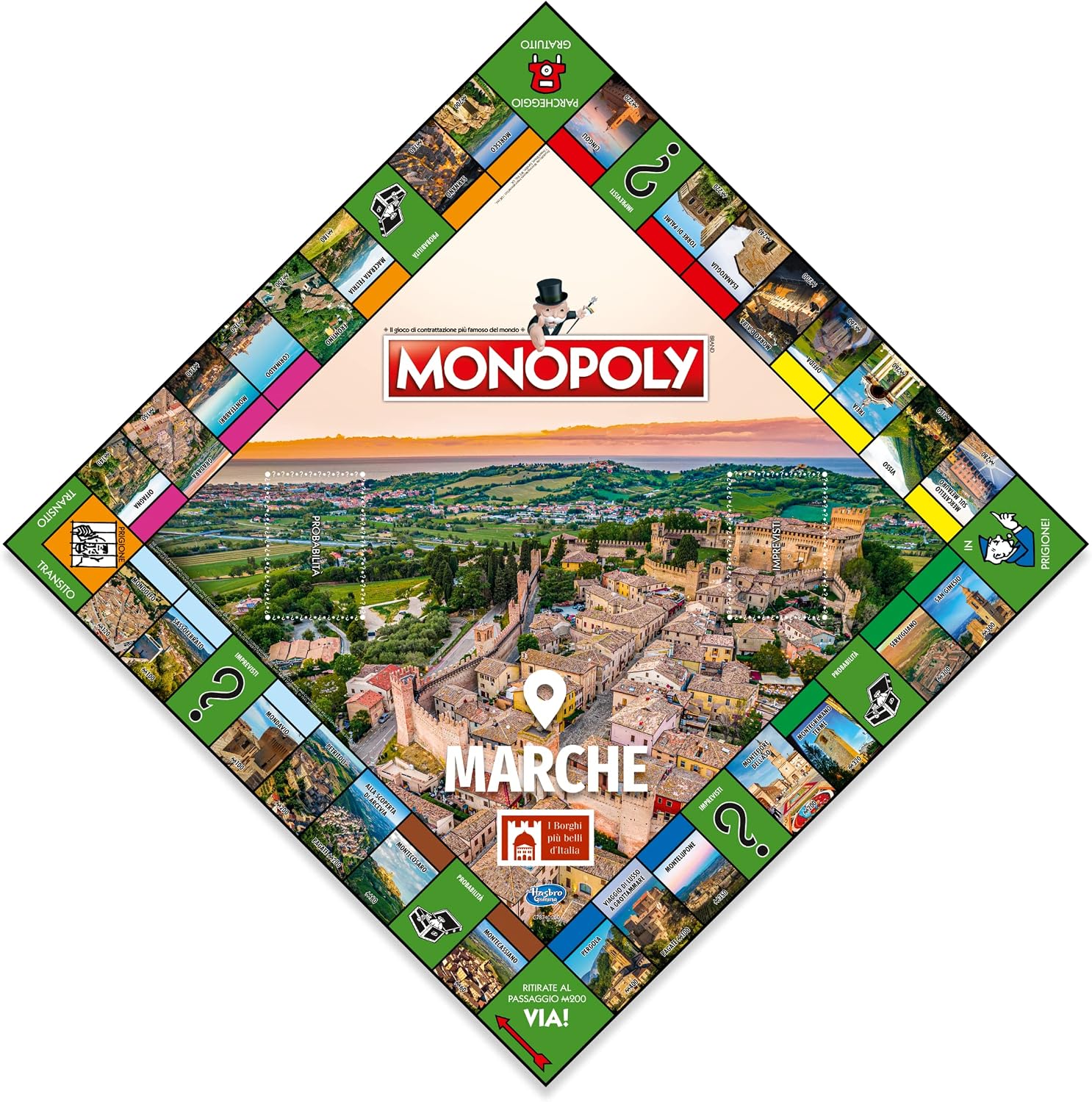 Thumbnail 3 de Winning Moves Monopoly - I BORGHI più Belli d'Italia - Marche