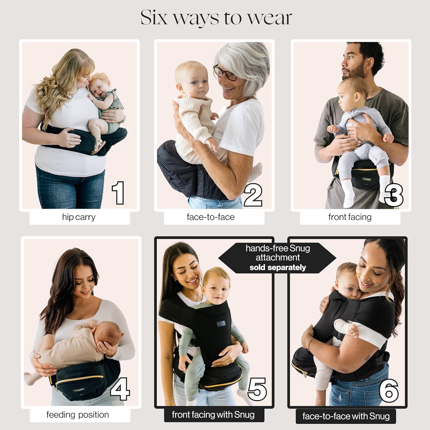 Thumbnail 4 de Tushbaby Original Hip Seat 45 lbs Carrier