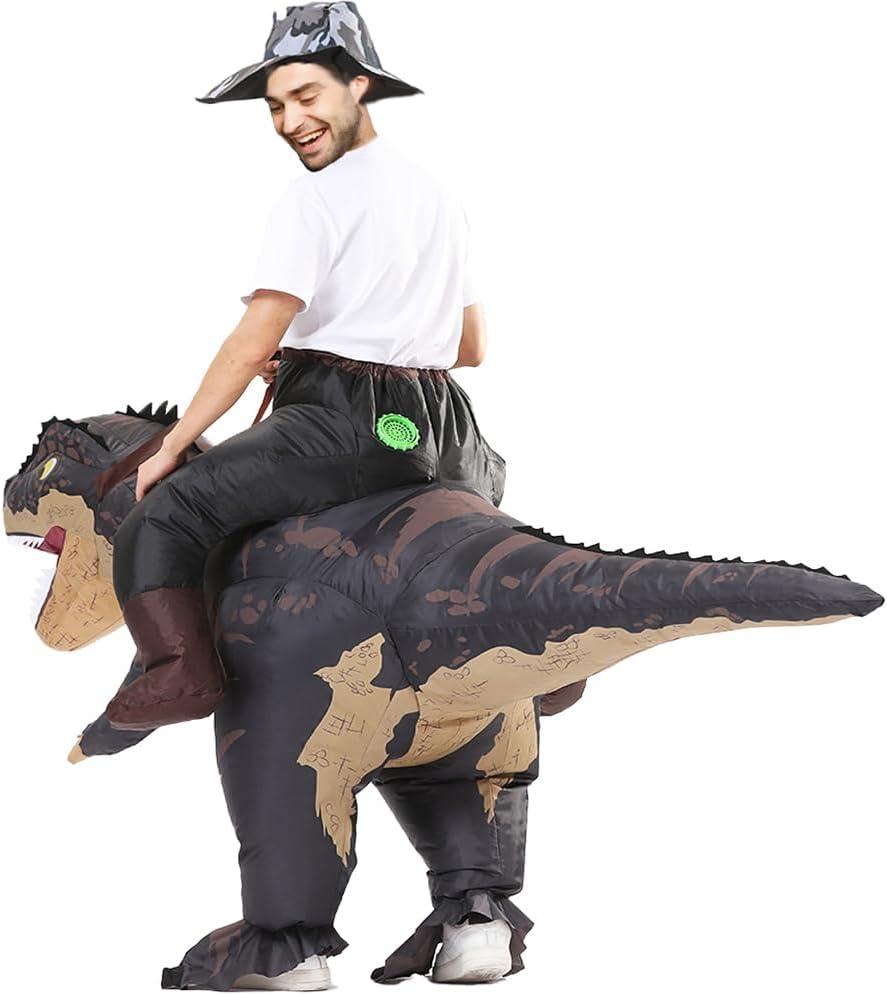Thumbnail 5 de Inflatable T-Rex Ride On Costume 160-190cm