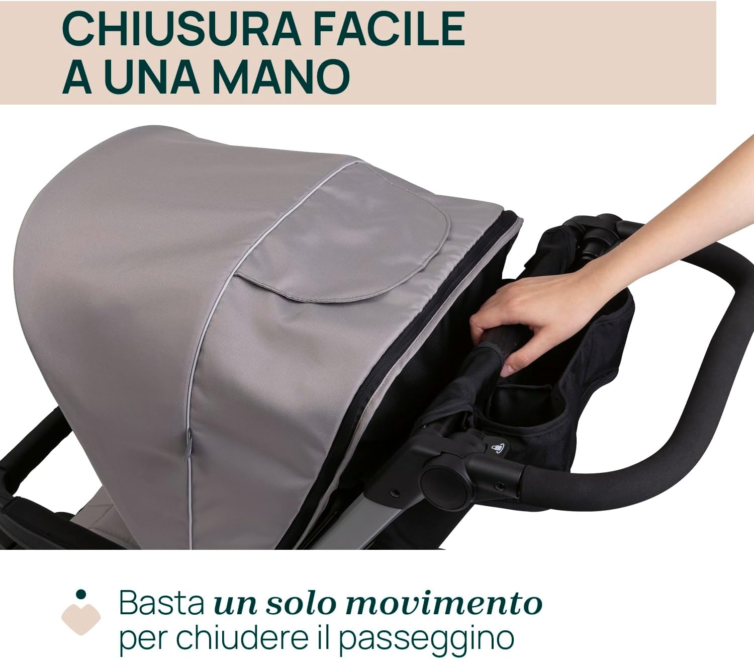 Detalle 1 de Passeggino Activ3 3 ruote beige
