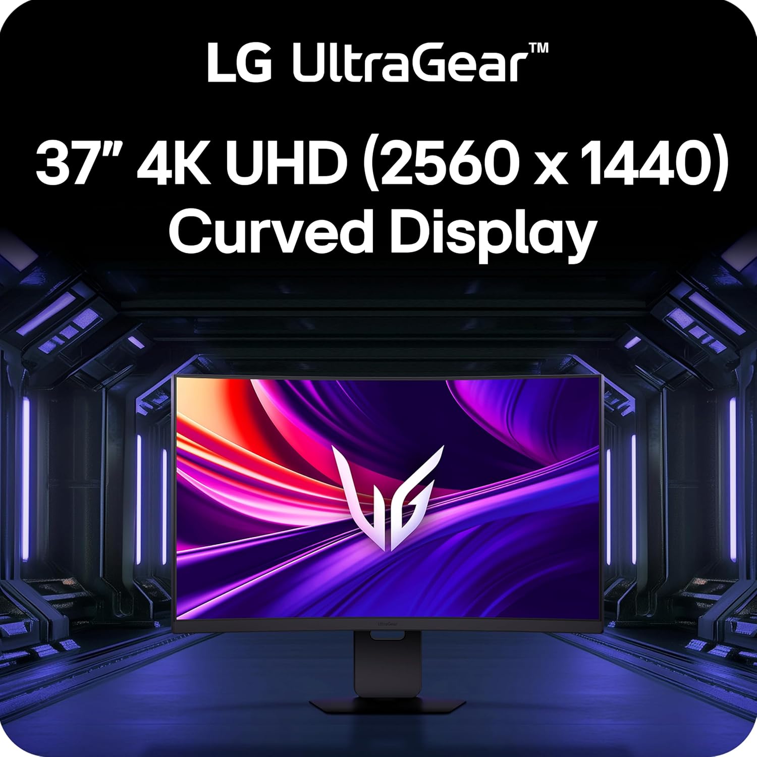 Thumbnail 1 de LG 37G800A-B 37‑Inch Ultragear 4K Curved Gaming Monitor
