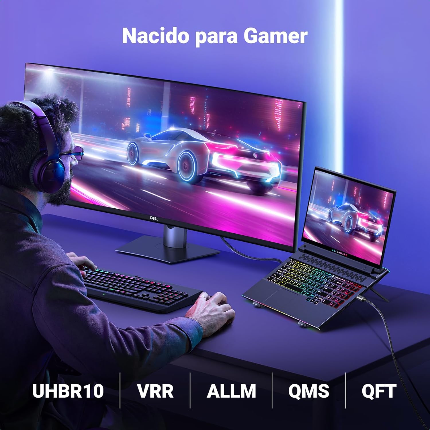 Thumbnail 2 de UGREEN Cable USB C a DisplayPort 2.1 - Calidad 16K 🔌
