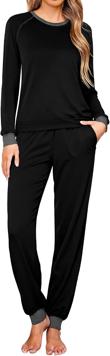 Thumbnail 1 de Jahetuul Pyjama Femme Hiver coton col V avec poches