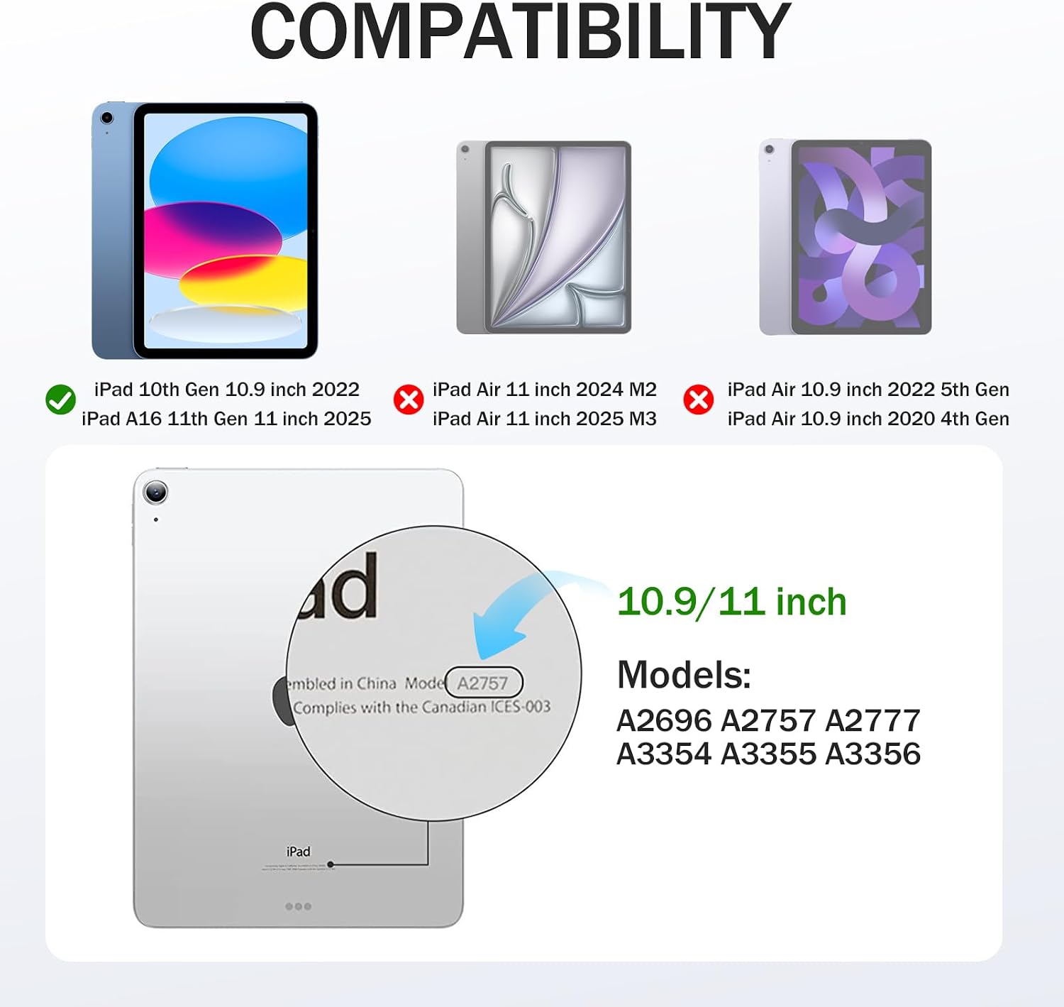 Detalle 2 de Maledan Case for iPad A16 11th Gen, Slim 11"