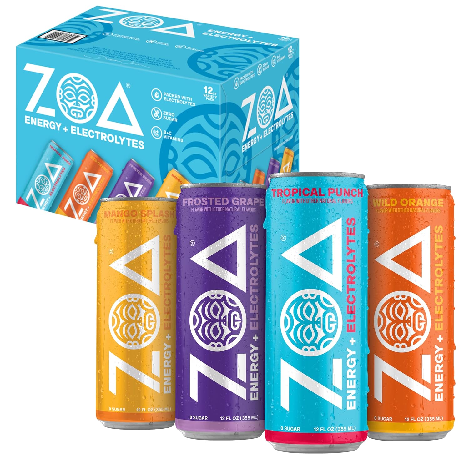 Detalle de ZOA Energy Drink 12 Pack