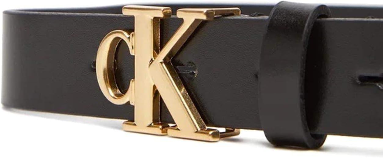 Detalle de Calvin Klein cinturone in pelle CK 2,5 cm