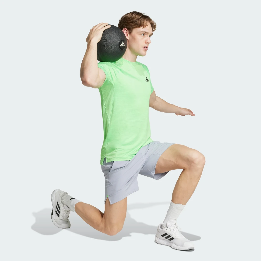 Detalle de Camiseta Gym+ de Adidas — Verde