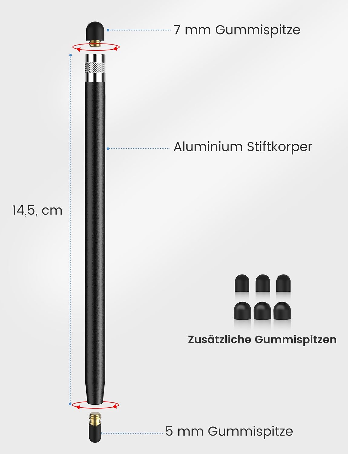 Thumbnail 2 de MEKO 2 Pack Stylus 14 cm
