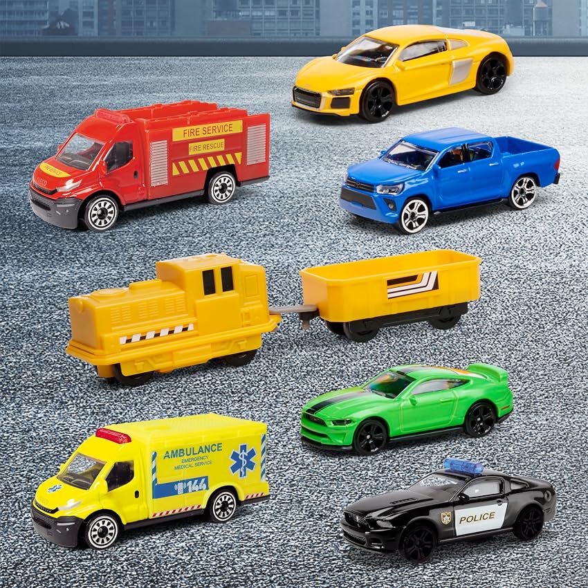 Thumbnail 5 de Majorette Garaje Super City 7 Plantas con 6 coches y tren motorizado para niños 128 x 78 x 73 cm