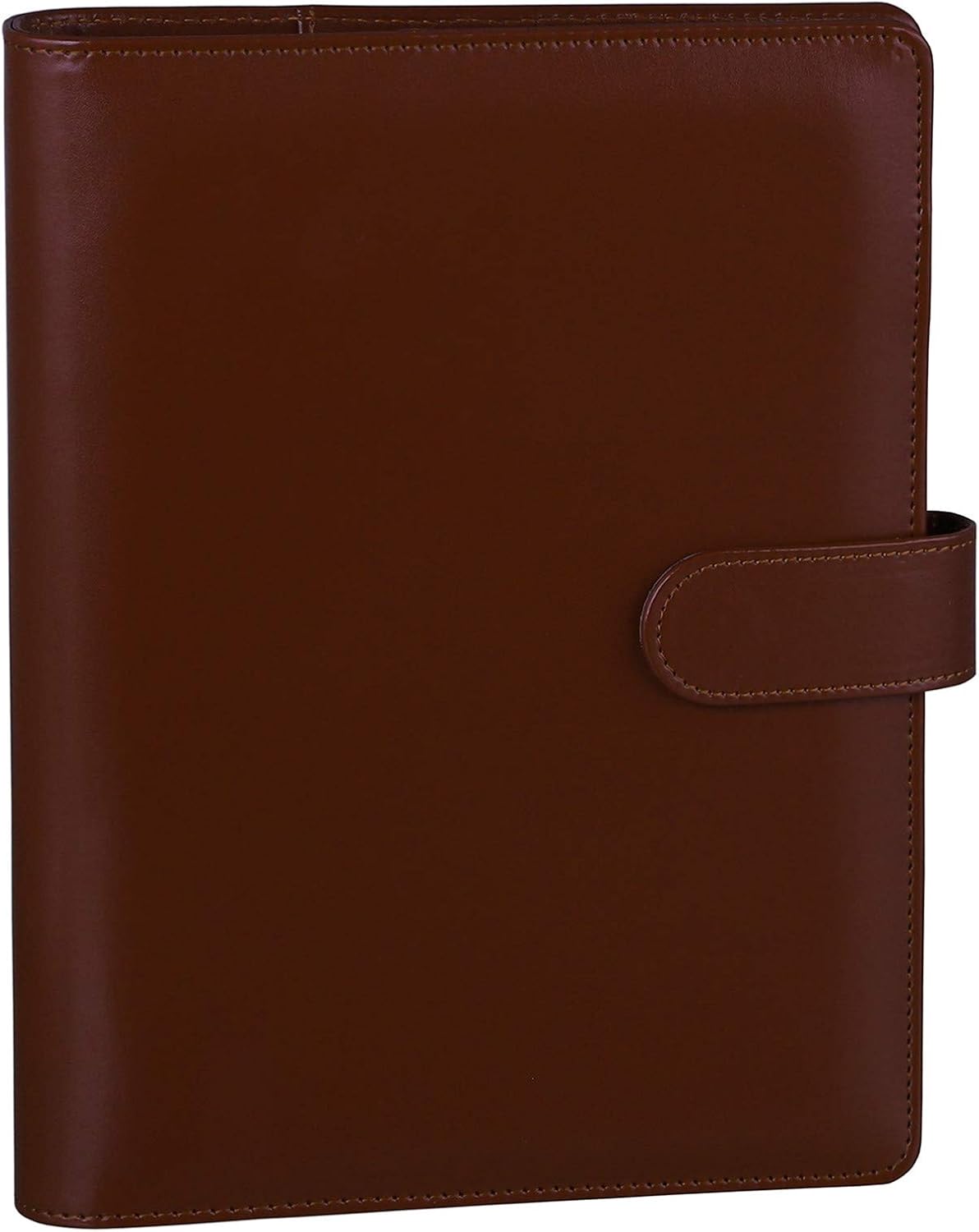 Detalle de Antner ANTNER-RINGBINDER-A5BR A5 6-Ring Binder in Brown PU Leather