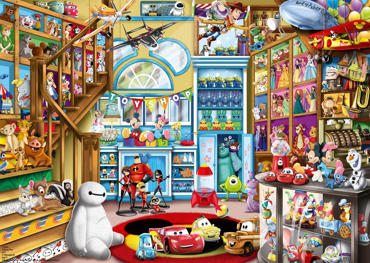 Detalle 2 de Ravensburger Puzzle 1000 pezzi Disney 🧩