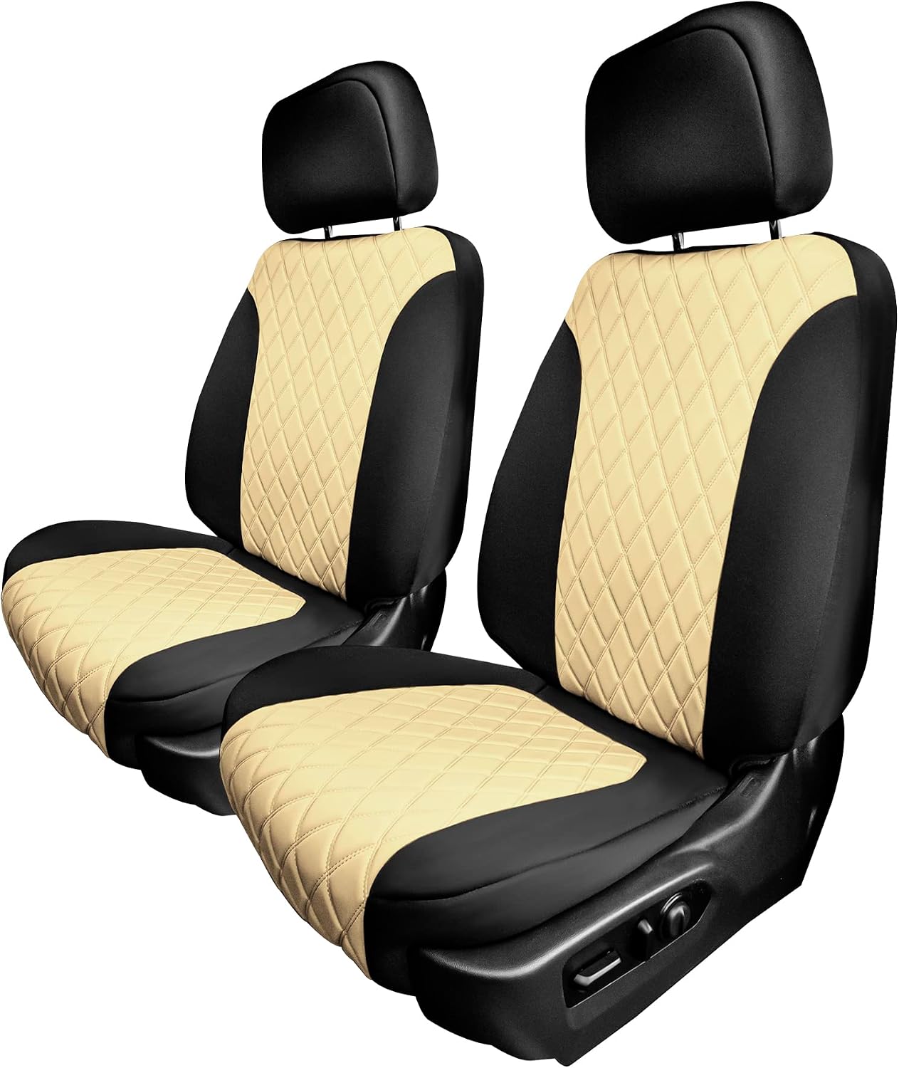Detalle de FH Group Custom Fit Seat Covers for 2019 GMC Sierra 1500 Beige
