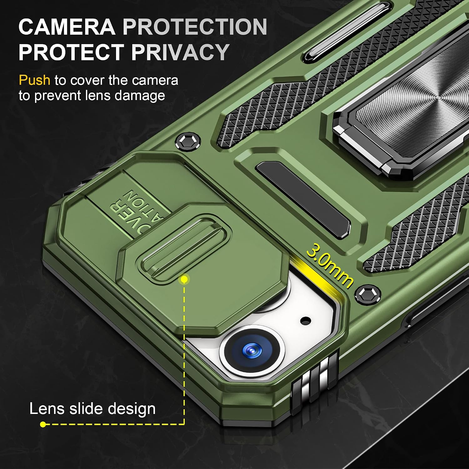 Thumbnail 5 de Jshru iPhone 13 Case with 2‑Pack Screen Protectors