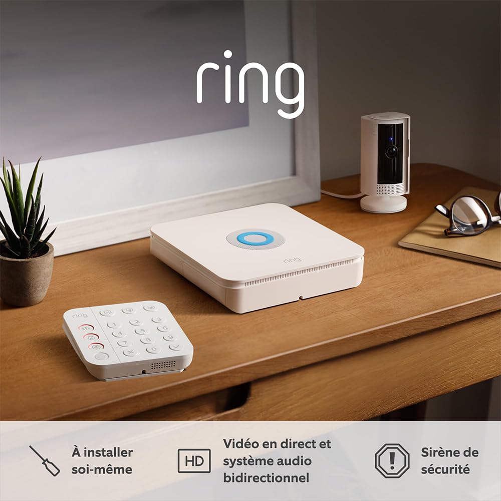 Kit Ring Alarm L avec caméra et sirène ⚡