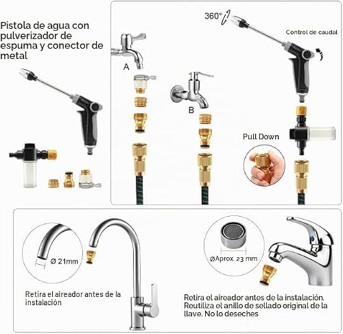 Thumbnail 6 de Pistola de Alta Presión Power Jet de Baopinlady: versátil, ligera y fácil de instalar