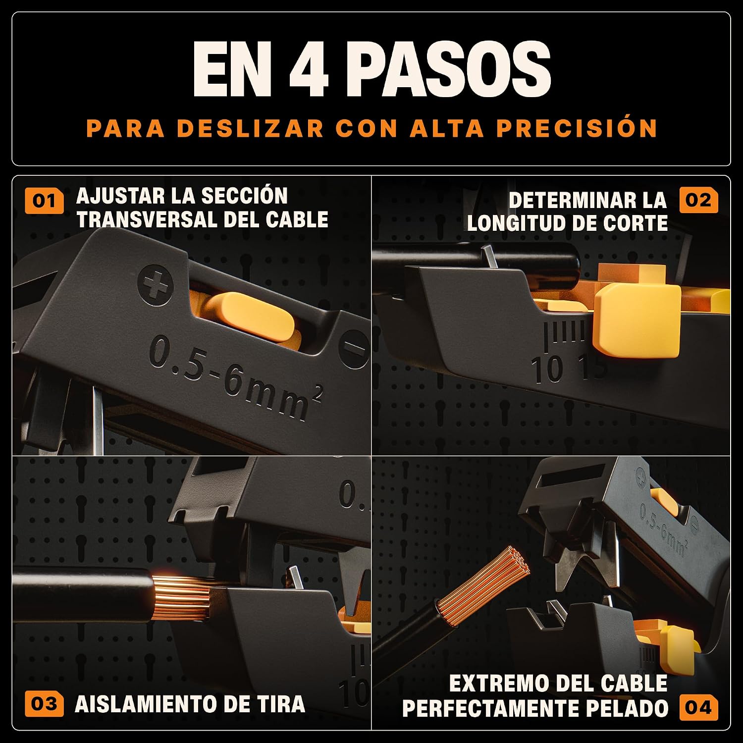 Detalle 2 de BAURIX AKURA pelacables automático 0,5–6 mm²
