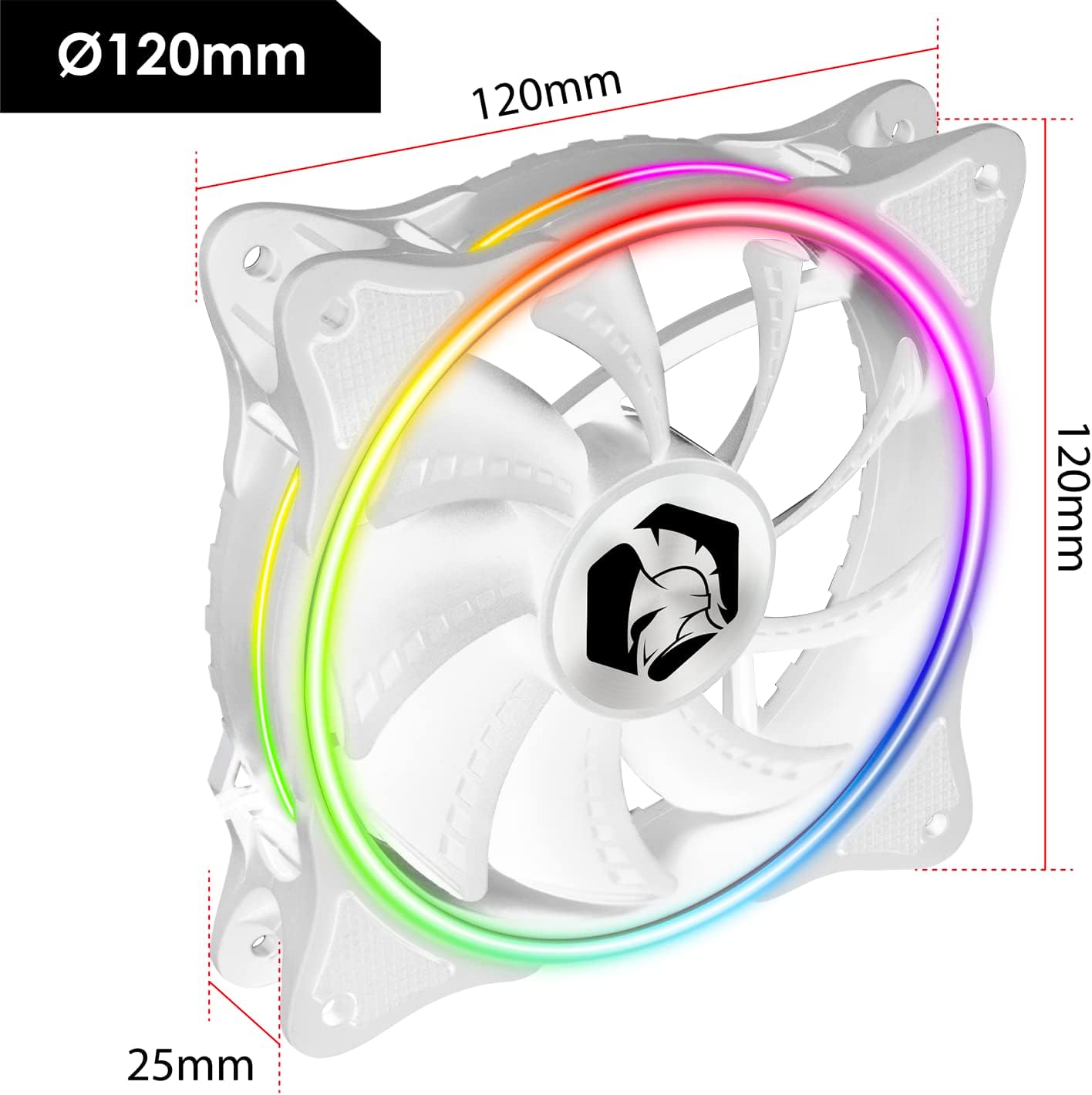 Thumbnail 6 de EMPIRE GAMING Ventilador de Caja RGB 120mm, Silencioso 🌀