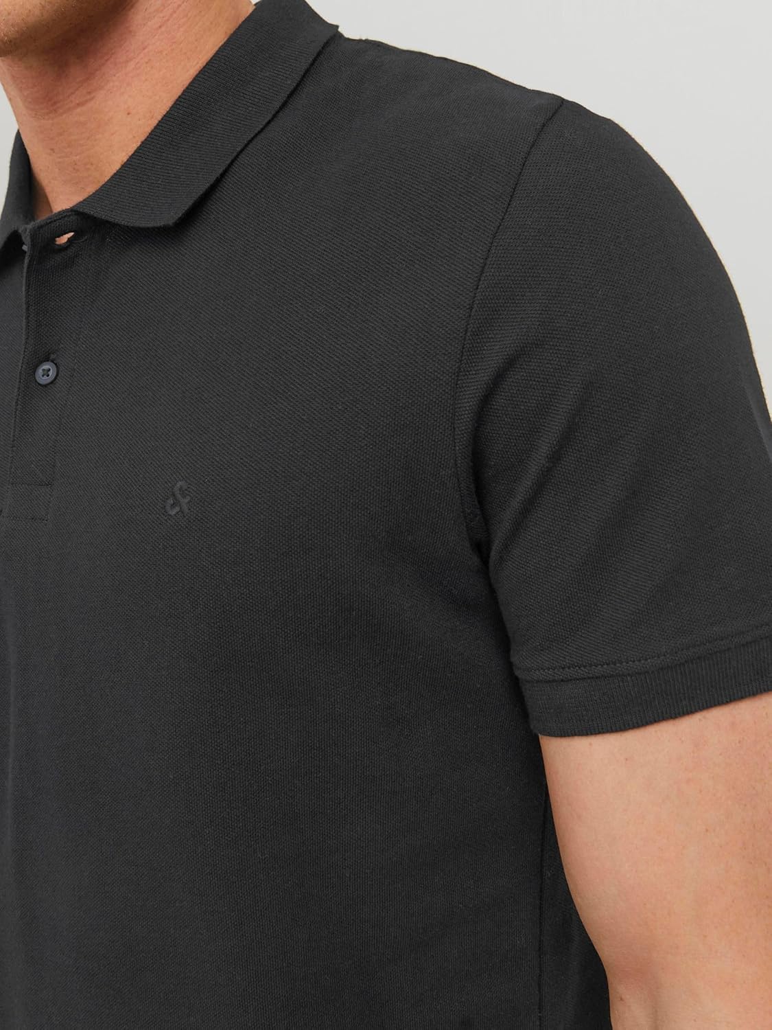 Thumbnail 5 de JACK & JONES Männer Poloshirt Einfarbig Slim Fit aus organischer Baumwolle