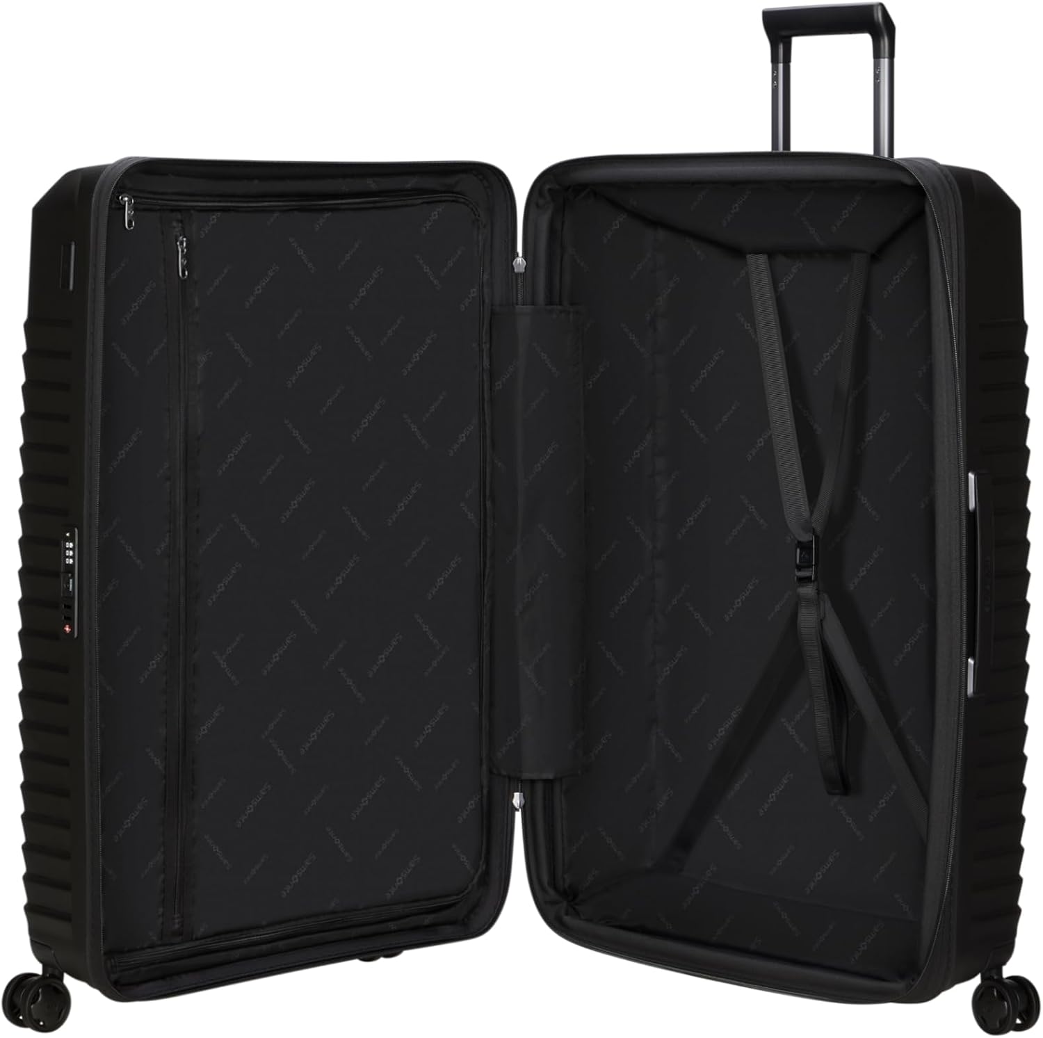Detalle 1 de Samsonite Intuo Spinner, expanderbar incheckningsväska 81 cm, 132/144 L, svart