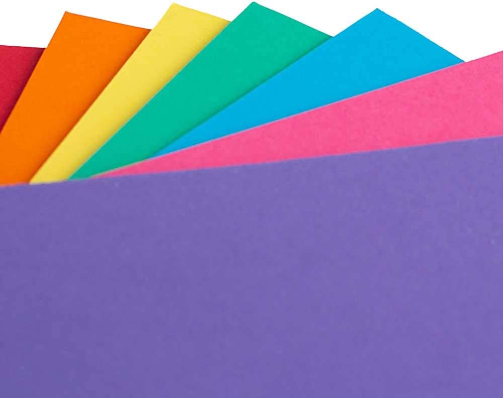 Detalle de House of Card & Paper HCP206 färgat A3-kort, 160 gsm, 25 ark i regnbågsfärger