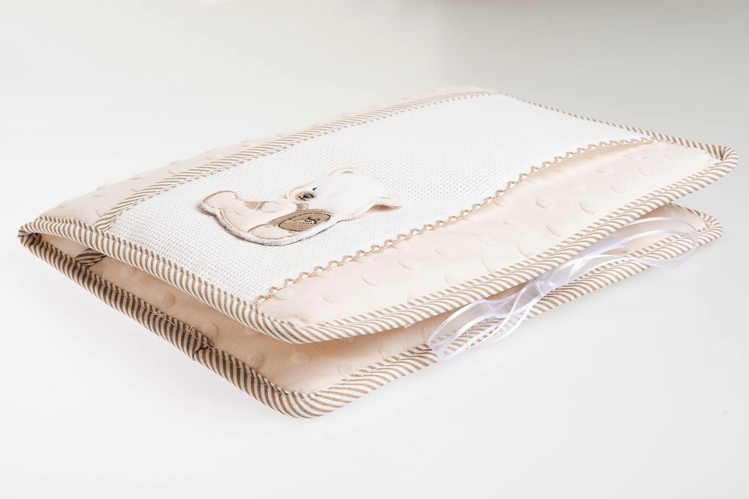 Thumbnail 2 de FILET – Borsa per Pannolini e Salviette da Ricamare in Morbido Tessuto, Organizer per il Cambio con Apertura a Libretto