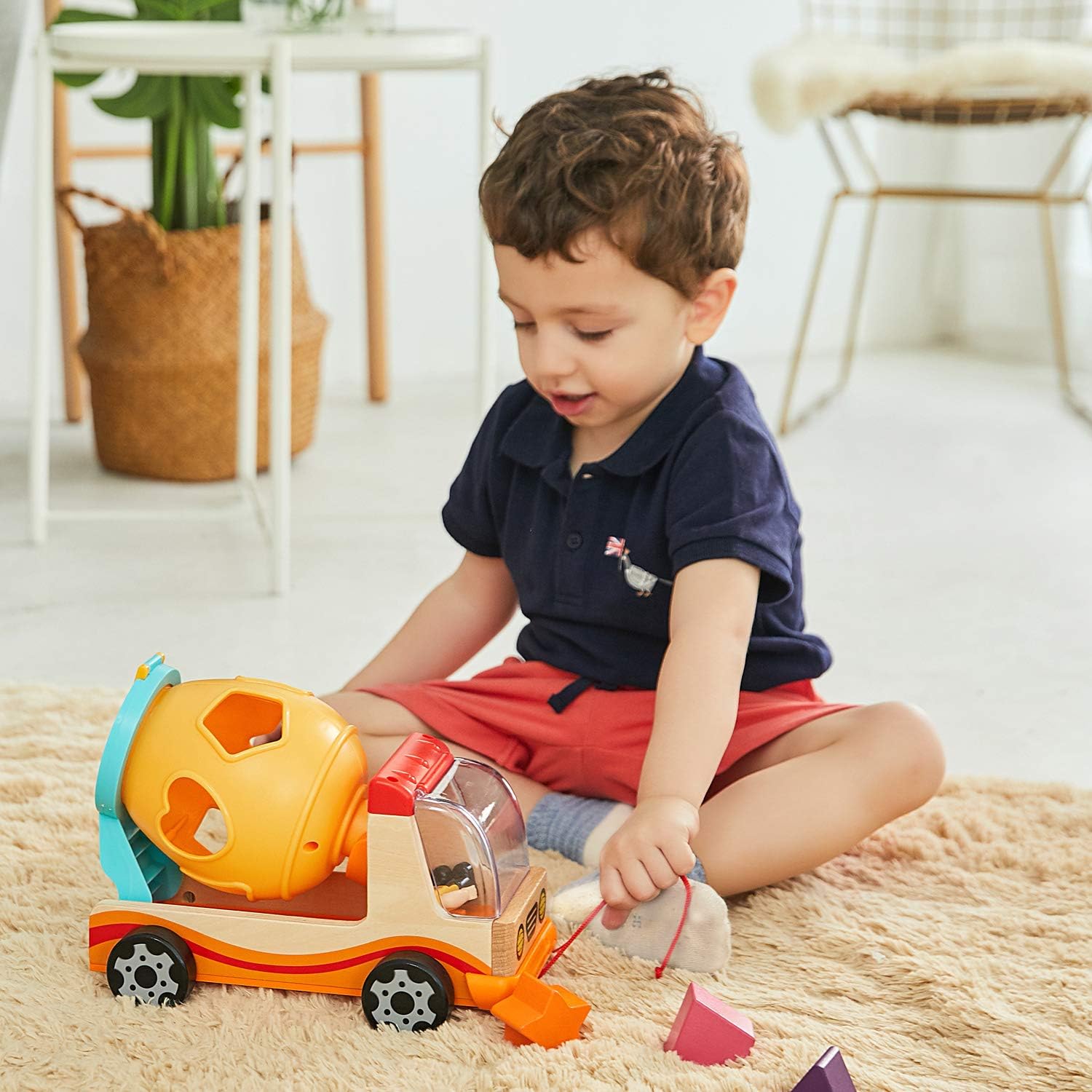 Thumbnail 1 de TOP BRIGHT Wooden Shape Sorter for Toddlers (1–3 Years) – a practical, durable learning toy