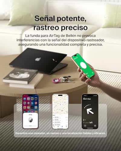 Thumbnail 5 de Belkin Llavero AirTag funda resistente rosa