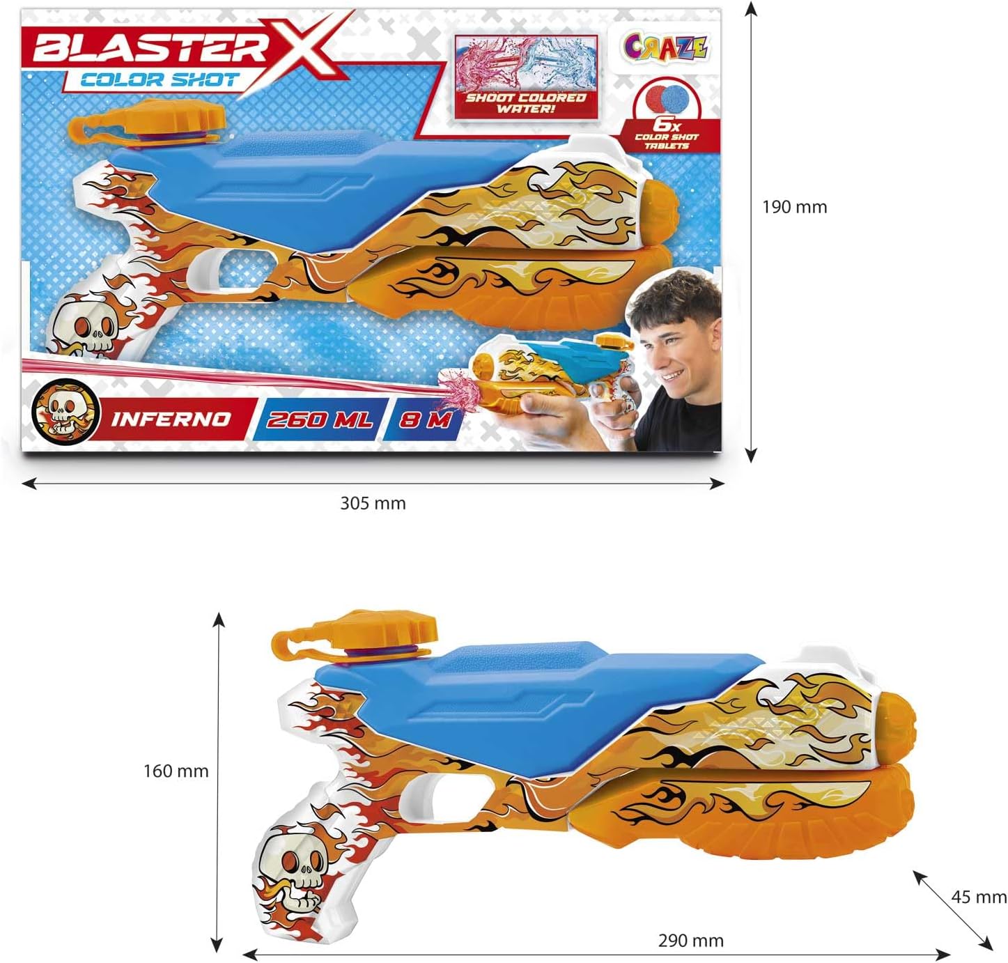 Thumbnail 5 de Craze Blaster-X Water Gun Toy