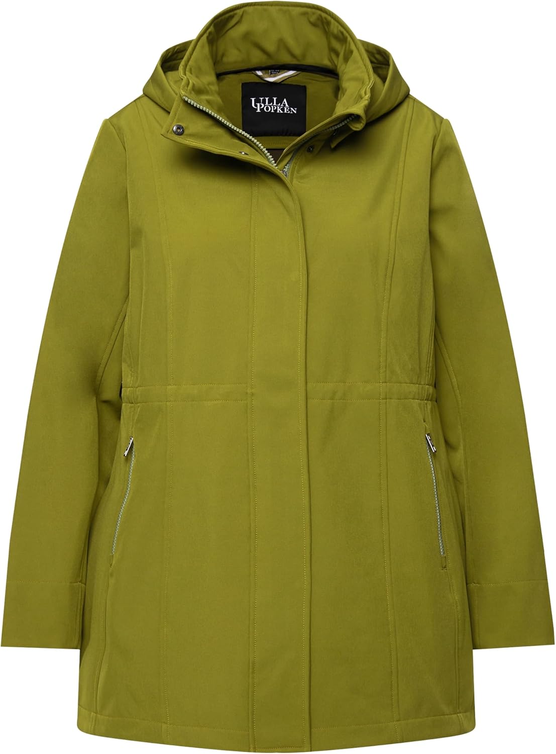Detalle de Veste Softshell HYPRAR pour Femmes Grandes Tailles d'Ulla Popken – Imperméable, Capuche Amovible