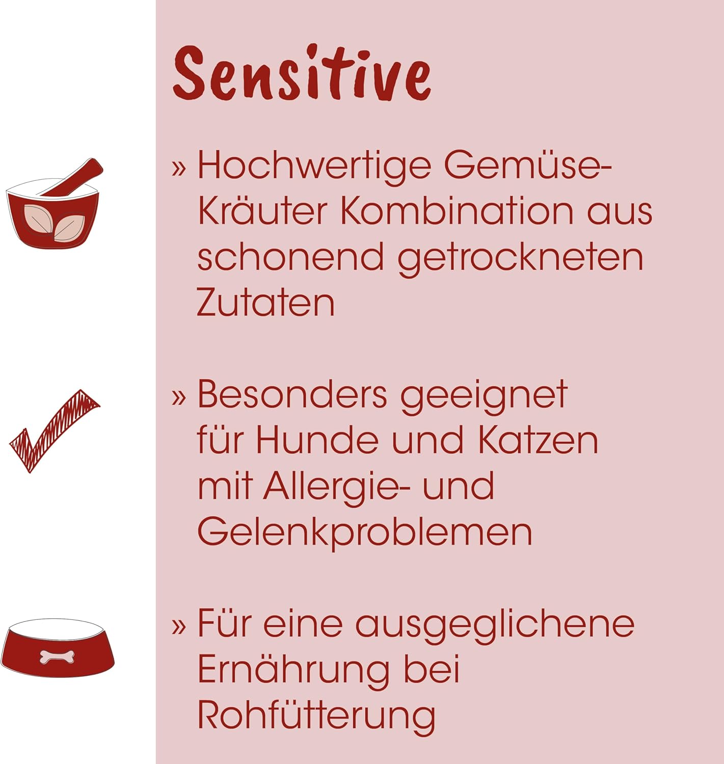 Thumbnail 1 de Fit-BARF Sensitive für Hunde & Katzen – Ergänzungsfuttermittel mit schonend getrockneten Gemüse-Kräuter-Zutaten (2 kg)