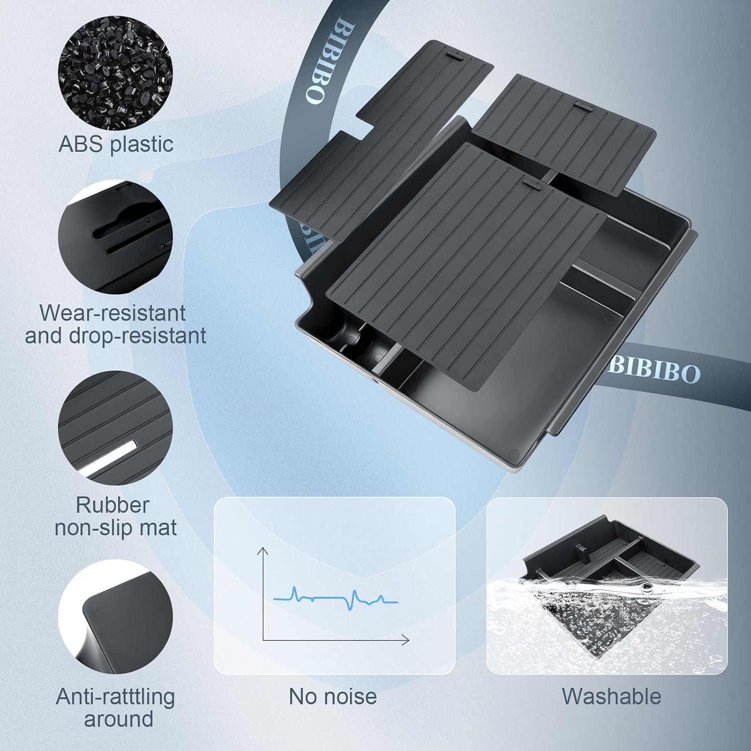 Detalle de BIBIBO Hyundai Palisade Console Organizer 2026