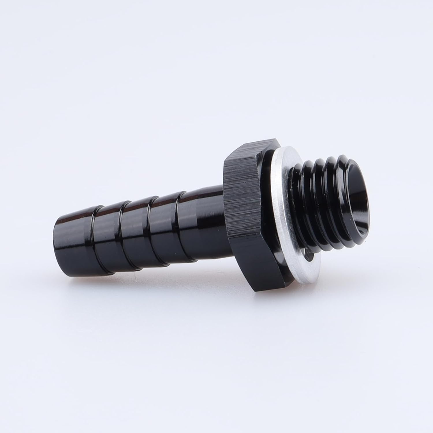 Detalle de AC Performance straight metric male to 3/8 hose barb fitting adapter (M12x1.5)