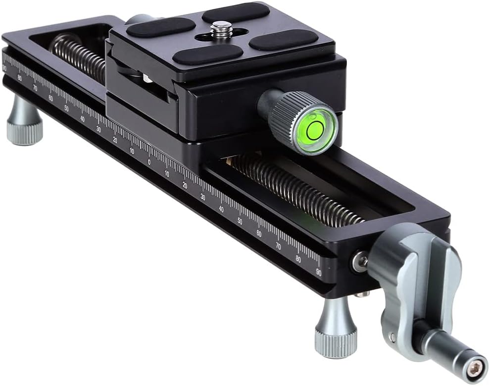 Detalle de Rollei Slitta macro stabile per fotocamere DSLR e sistema, per macro stacking