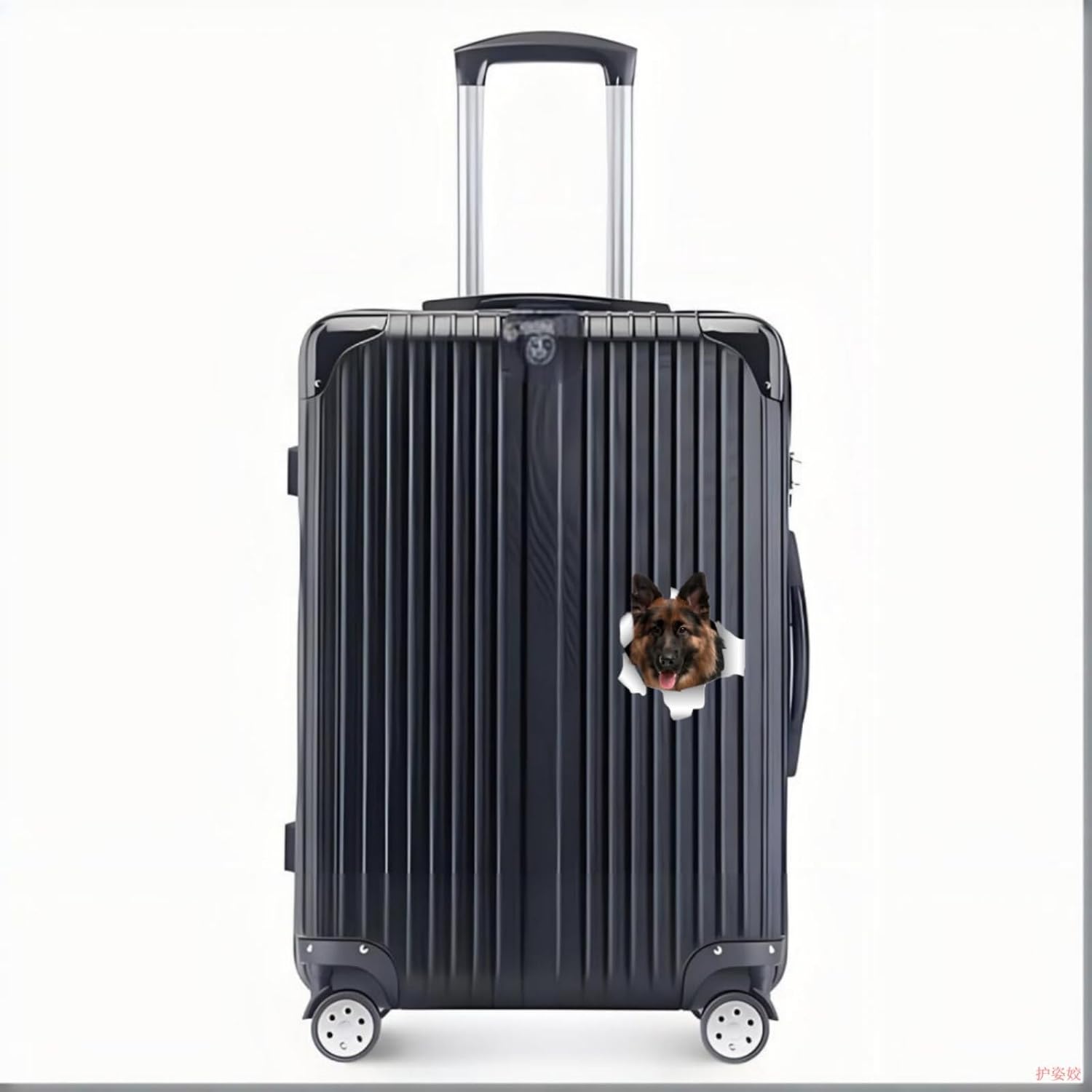 Detalle 2 de TIZIKJ Deutscher Schäferhund Autoaufkleber 22 cm