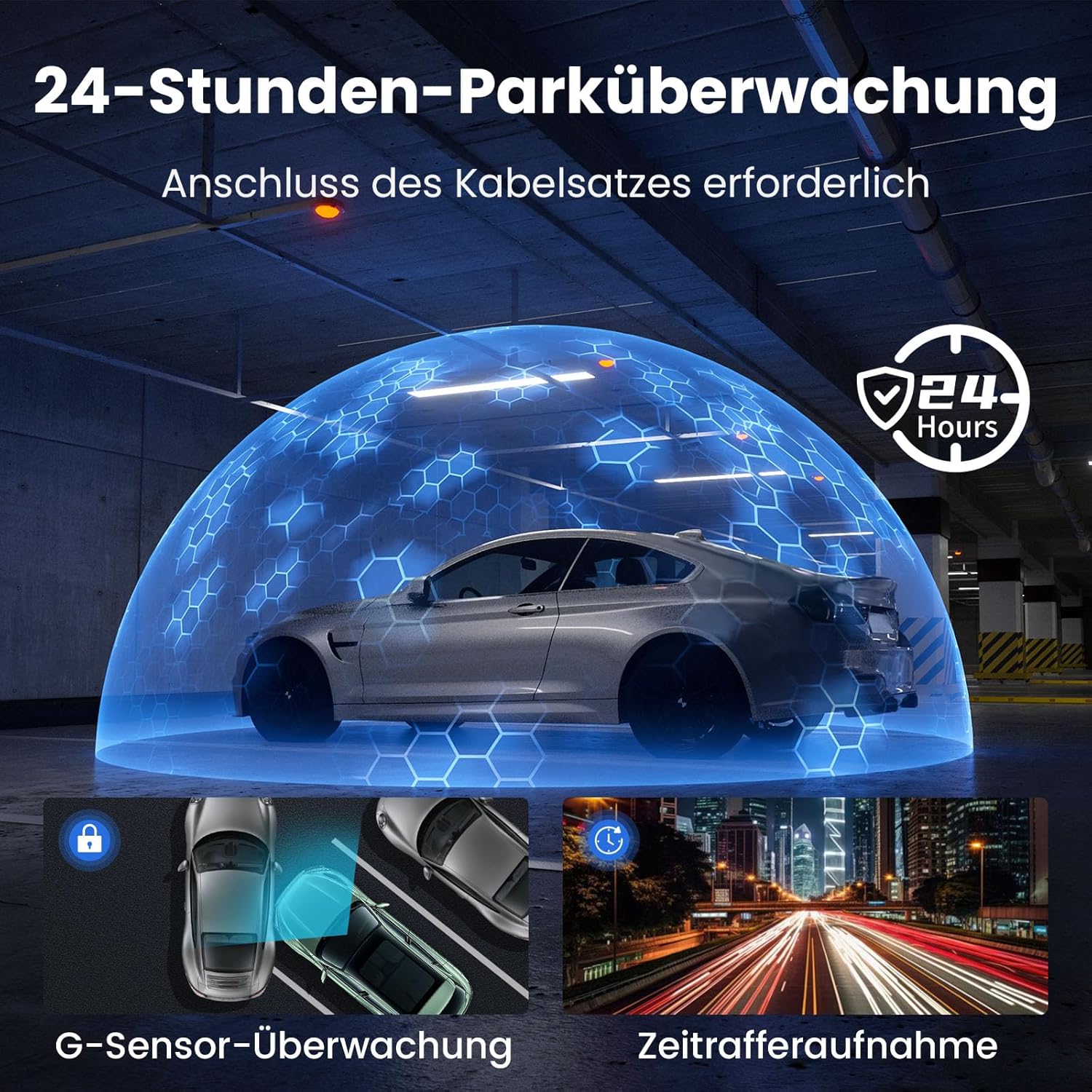 Detalle de Dashcam Auto Front und Heck 4K+2K 32GB