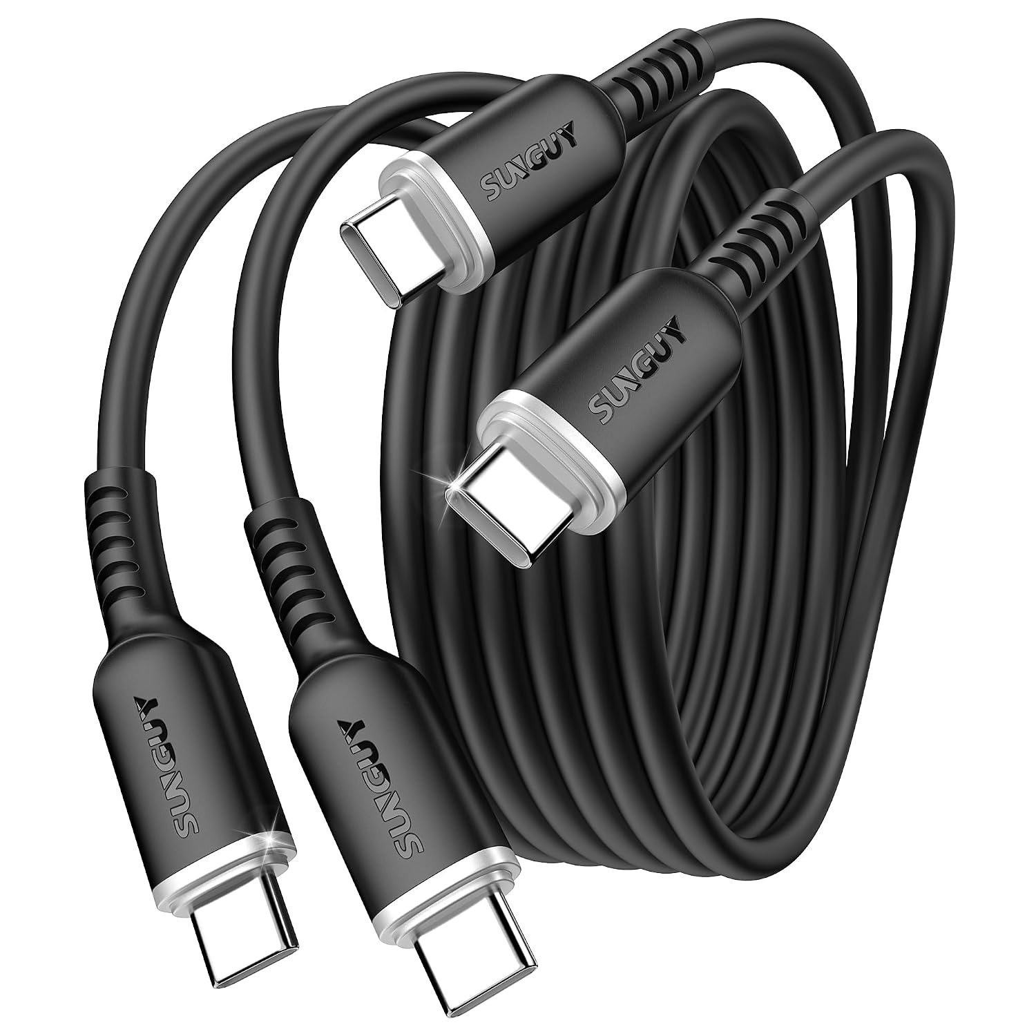 Detalle de SUNGUY Cable USB C a USB C 100W